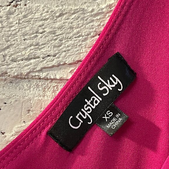 Crystal Sky Hot Pink Cutout Jumpsuit - XS - Barbiecore Chic ๐๐ฅ - Picture 6 of 10